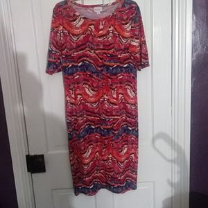 Short sleeve lularoo dress